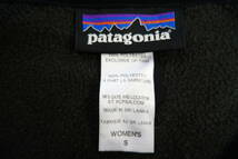 32W パタゴニア patagonia ニット風 裏地フリース フルジップジャケット エルボーパッチ付き【WOMENS　S】_画像3