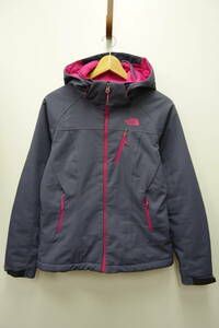 32W ノースフェイスTHE NORTH FACE フルジップ フーディー中綿ジャケット PRIMALOFT【WOMENS　S】