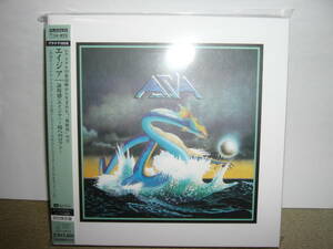 Asia　大傑作1st「Asia」 日本独自リマスター紙ジャケットプラチナ素材SHM-CD仕様限定盤　国内盤未開封新品。