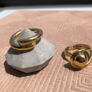 ゴールド ボール リング