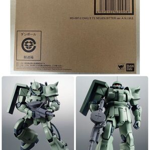 新品未開封 ROBOT魂 ver.A.N.I.M.E. MS-06F-2 ザクⅡ F2型 ノイエン・ビッタープレミアムバンダイ