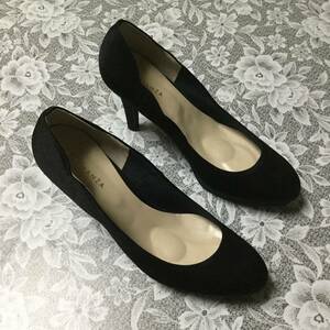  black high heel Esperanza 1 times use 24.5cm