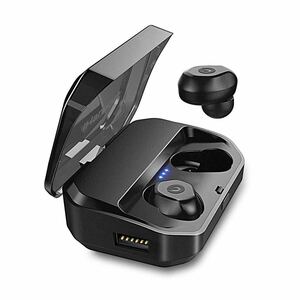 ［進化版 Bluetooth5.0] iHarbort 120時間連続駆動 Bluetooth イヤホン ACC Hi-Fi 高音質 両耳 完全防水 充電式収納ケース付 ワイヤレス