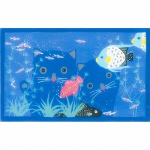 Art Auction 【送料無料･新品】吉岡浩太郎『猫と魚･太子(ブラウン)』シルクスクリーン 絵画【20061210371600】, 美術品, 版画, シルクスクリーン