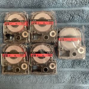 キングジム テプラプロ テープカートリッジ 18mm 赤