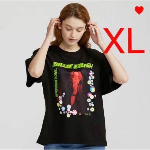 【新品】XLサイズ ユニクロ ビリーアイリッシュ 村上隆 コラボ UT Tシャツ Billie Eilish by Takashi Murakami UNIQLO kaikaikiki tee