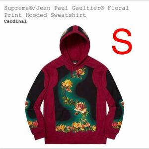 【新品】Sサイズ Supreme Jean Paul Gaultier Floral Print Hooded シュプリーム ジャンポールゴルチエ パーカー