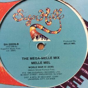 12’ Melle Mel-World War lll/The mega-melle mix