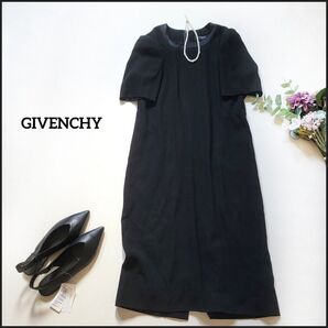 【値段交渉お気軽に♪】ジバンシー/東京ソワール●ブラックフォーマル使いに♪バックスリット入りワンピース 礼服 冠婚葬祭 ドレス