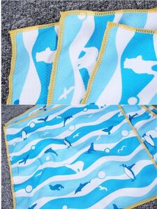 吸水速乾ハンカチ 3枚 冷え冷えハンカチ