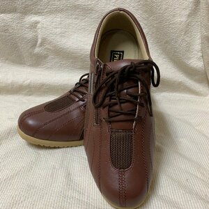  men's * light weight walking shoes [24.5][ Brown ] fastener specification * new goods stock goods 