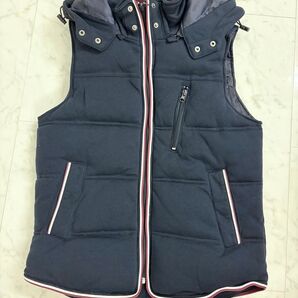 ANOTHER SIDE SQUARE メンズ中綿ベスト ネイビー