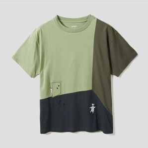 グラニフ(graniph)ラムチョップニンジャマイホーム切替ビッグシルエットTシャツ