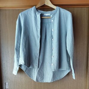 ノースオブジェクト 長袖ブラウス 羽織り