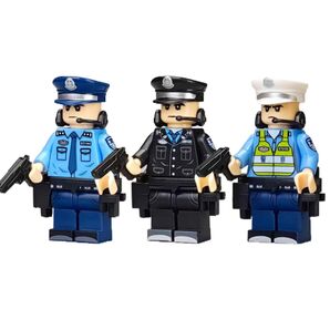 レゴ互換 警察 ポリス ミニフィグ セット 武器付き