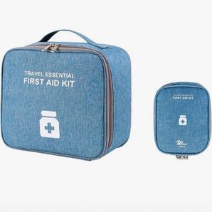 救急ポーチ(水色) 大小セット