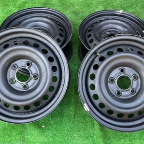 スチール16インチホイール 4個セット 鉄ホイール 純正ホイール