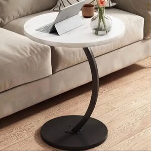 サイドテーブル ベッドサイド コーヒーテーブル おしゃれ ソファーテーブル 机 テーブル ホワイトマーブル