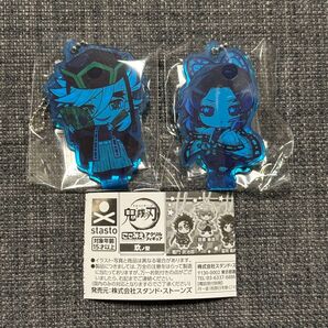 鬼滅の刃 ここみえアクリルフィギュア 玖ノ型 ガチャガチャ 童磨 胡蝶しのぶ ここみえ キーホルダー ストラップ 一番くじ