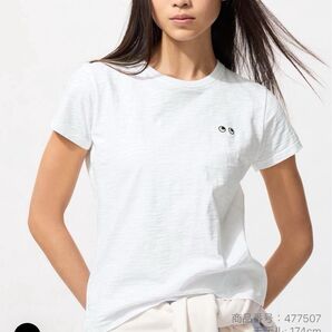 ANYA HINDMARCH T-SHIRT SHOP スラブTシャツ ホワイト M