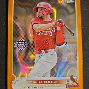 2022 Topps Chrome Pro Debut Joshua Baez /25 Orange