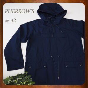 Pherrow's 2020AW Lot: PMA1 BLUE 42 Ventile Cotton アノラックパーカー スモック