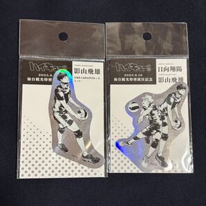 ハイキュー!! オーロラシャインステッカー 仙台観光特使就任記念Ver. 日向翔陽 & 影山飛雄
