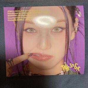 TWICE this is for CD ジヒョ