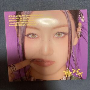 TWICE this is for CD ジヒョ