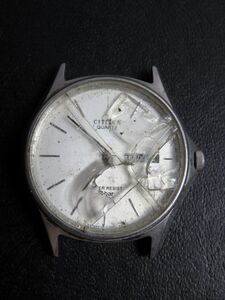 シチズン CITIZEN クォーツ 3針 デイデイト 6100-G03685 男性用 メンズ 腕時計 N917 ジャンクの商品画像