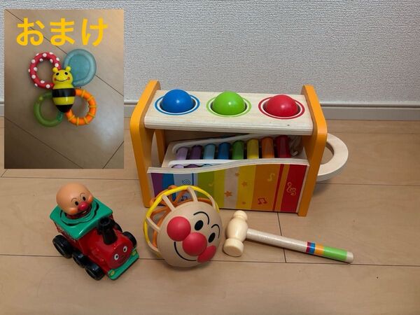 知育玩具 hape モンテッソーリ はめこみ おもちゃ ベビー 赤ちゃん 木製 アンパンマン