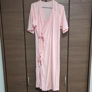 ワンピース ピンク 出産着 手術着