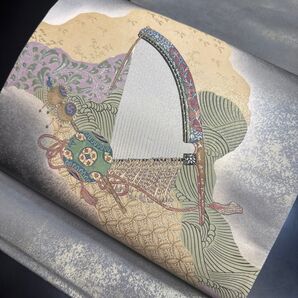 9-52 袋帯 美品 正絹 着物