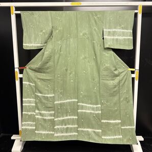 9-106 訪問着 絞り 着物 美品