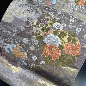 9-172 袋帯 美品 正絹 着物