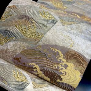 9-176 袋帯 美品 正絹 着物