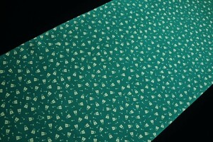 [ capital ...] silk long kimono-like garment flap key . arrow ..... Heart writing sama blue green color series ... attaching sleeve * change sleeve for 4.4m