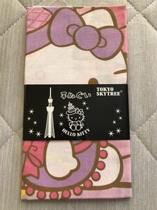 新品 ハローキティ キティ 手ぬぐい 手拭い スカイツリー 公式商品 洋風 Hello Kitty Tokyo Sky Tree Tenugui