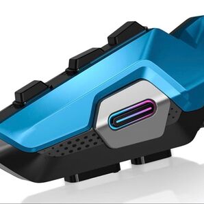 バイク インカム 2人同時通話 メッシュ通信 防水 1500mAh 新品