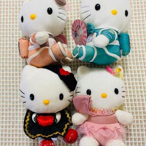 キティ スペースミレニアムウエディング ぬいぐるみ マクドナルド タグ付き 4点 ぬいぐるみ