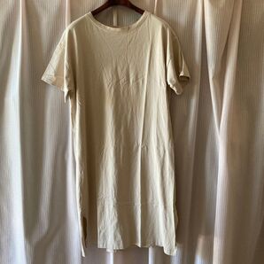 シンプル半袖ワンピースF