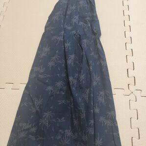 【ステテコ 5L】ひざ下丈 前閉じ サイドポケット 裾スリット入り