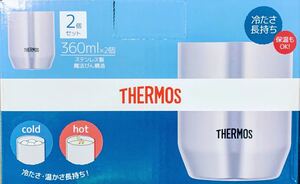 早い者勝ち!ベストセラー サーモス 真空断熱カップ 360ml 2個