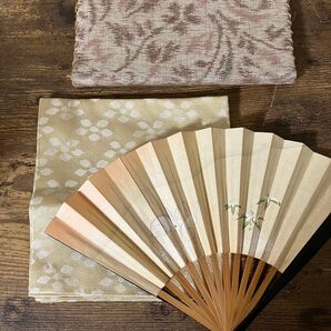 【昭和レトロ/当時物】懐紙入れ 懐紙ばさみ(帛紗、扇子 込み)