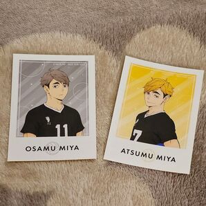 ハイキュー!! 全国遠征 ポップアップストア 特典ステッカー 宮侑&宮治