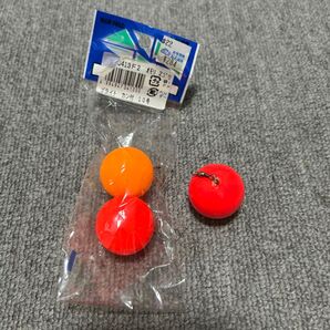ハッホウブライト 10号3個セット 自宅保管品 サルカン付き1個とカン付き1個 発泡スチロール玉ウキ5個 穴無し ウキ釣り仕掛け