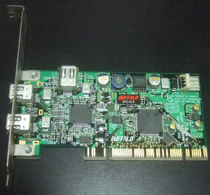 Buffalo IFC-IL3(6 pin Firewire,IEEE1394,PCI in t- face card ).