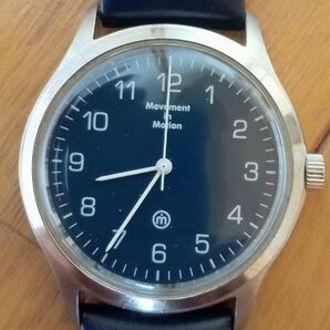 Movement in Motion メンズ 腕時計 クォーツ ネイビー文字盤 稼働品