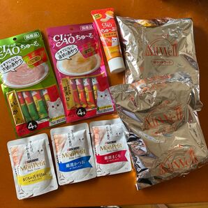 ★キャットフード&おやつ★福袋セット★オールウェル、モンプチピュリナ、チャオちゅーる&チューブ★吐き戻し軽減、ひざ関節の健康維持★