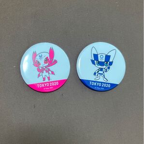 2020東京オリンピック缶バッジ【ソメイティ・ミライトワ】